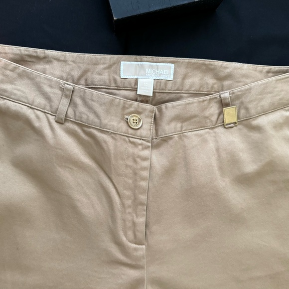 Michael Kors Tan Straight Leg Pants - Picture 4 of 7